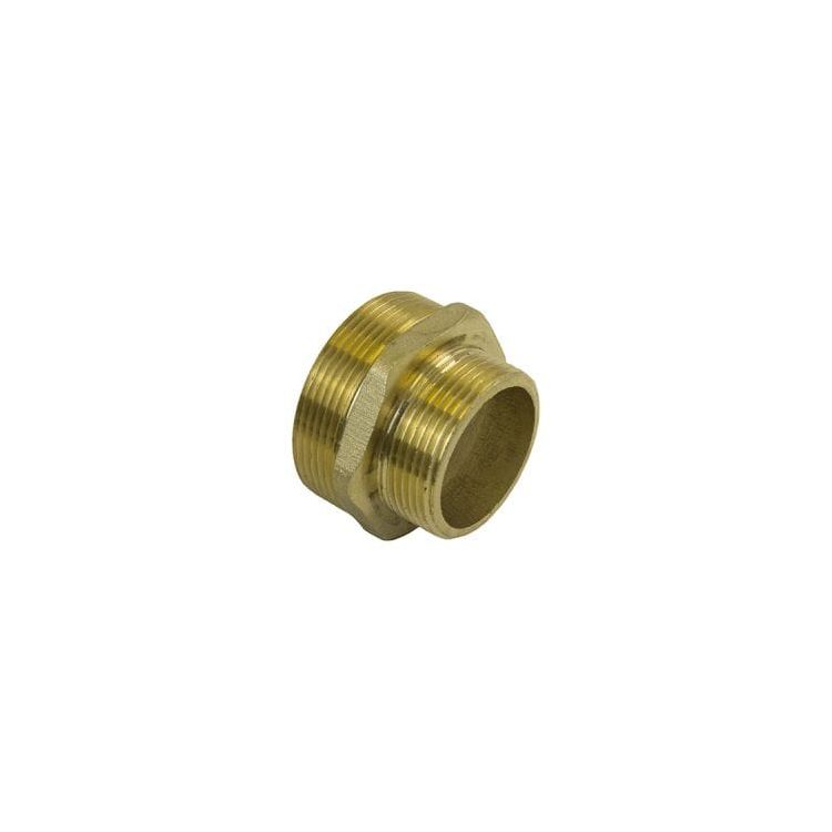 Ніпель LEXLINE 2x1 1/2&amp;quot; латунь - 1