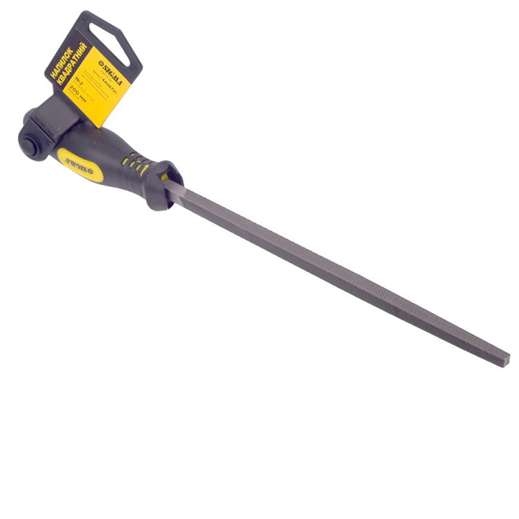 Напильник квадратный 200мм №2 двухкомпонентная рукоятка SIGMA (4406721) - 6