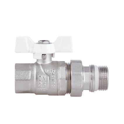 Кран кульовий &amp;quot;Американка&amp;quot; SD Forte 1&amp;quot; з антипротечкой прямий - 5