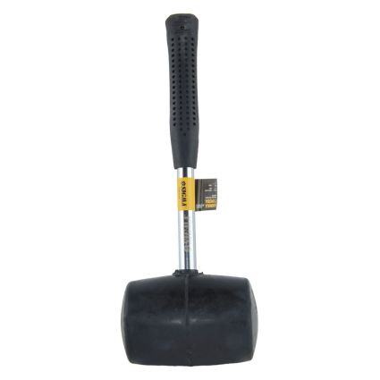 Киянка резиновая чёрная 900г металлическая обрезиненная рукоятка SIGMA (4317501) - 1