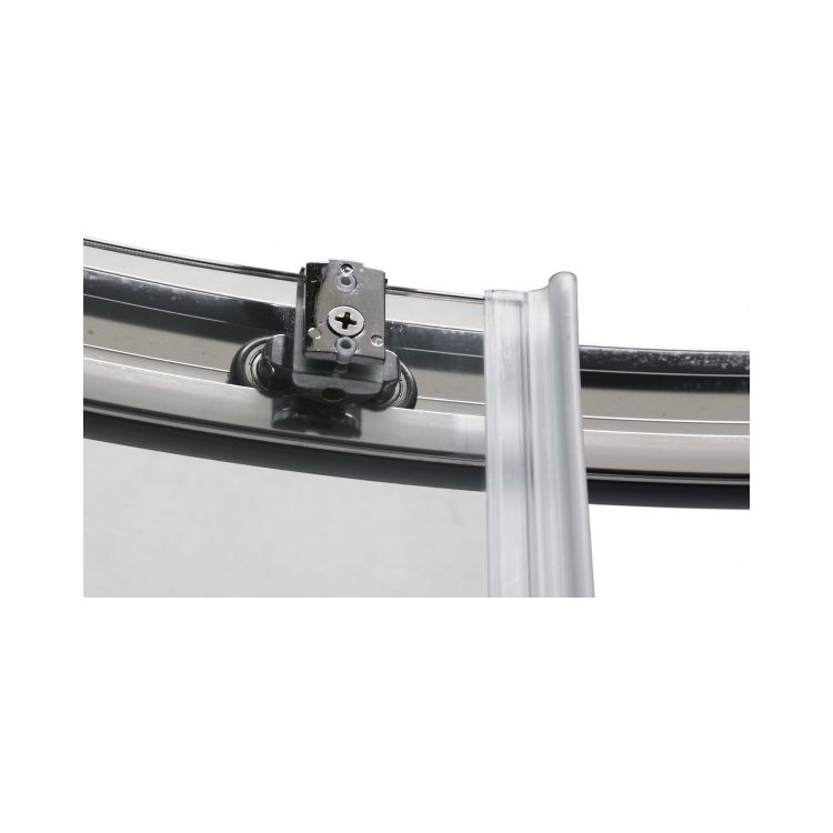Душевая кабина XP1CP 4-90 R-550 transparent б/поддона, полукруглая, полир.алюм. Ravak - 4