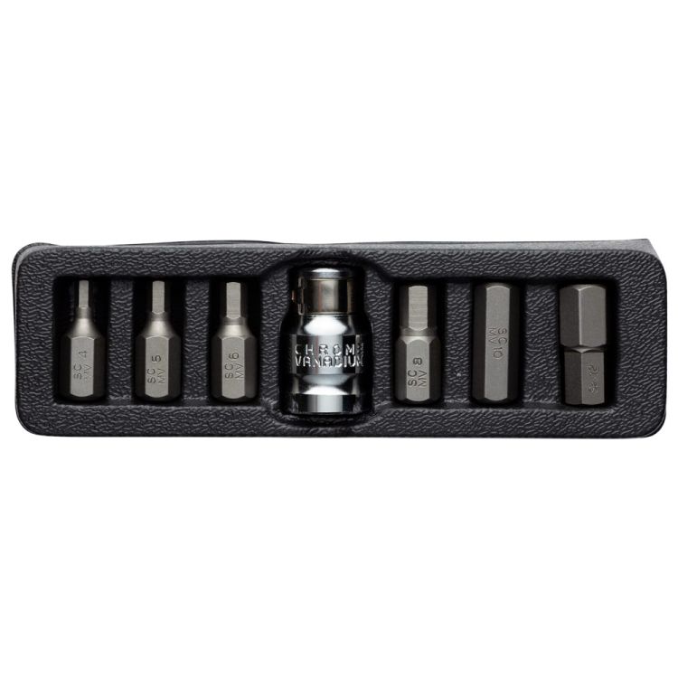 Набор бит HEX 1/2&amp;quot; 7шт S2 (пласт кейс) ULTRA (4013202) - 1