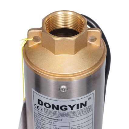 Насос центробежный скважинный 380В 4.0кВт H 245(163)м Q 140(100)л/мин Ø102мм AQUATICA (DONGYIN) (7771473) - 4