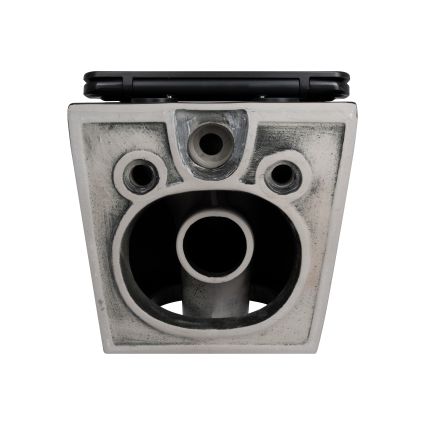 Унітаз підвісний Qtap Robin New Ultra Quiet безобідковий з сидінням Soft-close MATT BLACK QT13332381АSMB - 4
