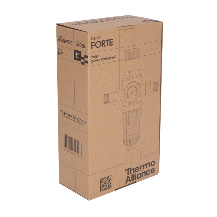 Фільтр самопромивний SD Forte 1/2&amp;quot; з редуктором для холодної води - 8