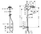 Crometta 160 Showerpipe Душевая система с термостатом - 2