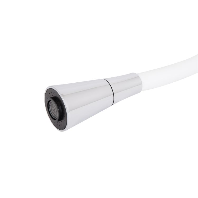 Змішувач для кухні Tani 008F3 з гнучким виливом (k40) LDTAN008F3WCR37037 White / Chrome Lidz - 7