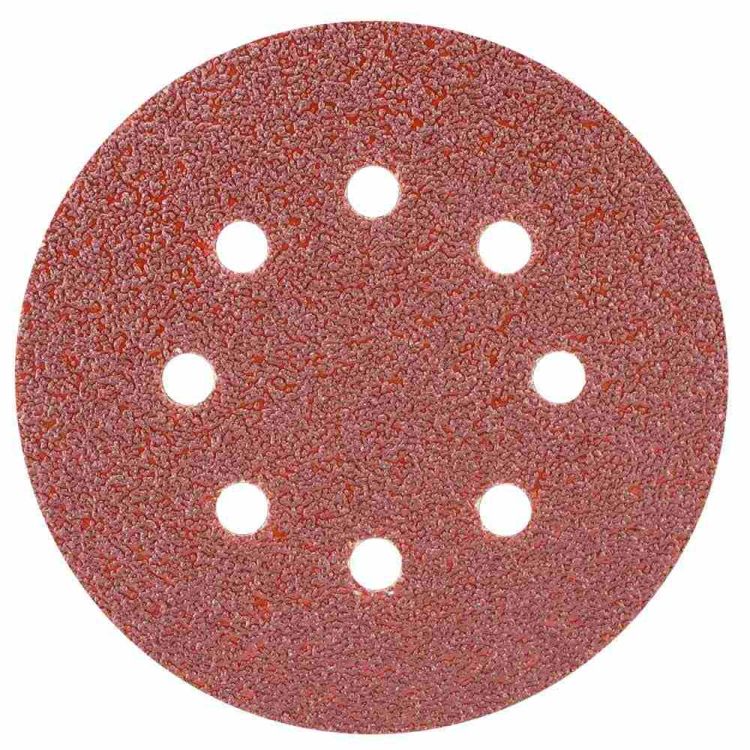 Шлифовальный круг 8 отверстий Ø125мм P40 (10шт) Sigma (9122631) - 1