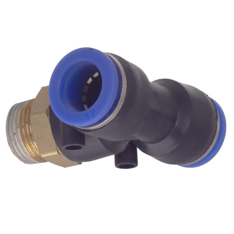 Штуцер цанговый (Т-образный) Ø12*12*12мм МТ 3/8&amp;quot; Sigma (7027461) - 4