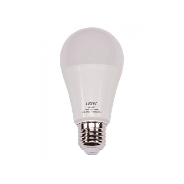 Лампа LED 12W E27 (3шт) 4000K LUXEL 064-NE А-60 Multipak 3 - 1