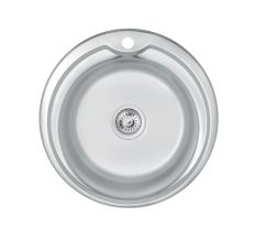 Кухонна мийка Brinex 510-D 0,8 мм Satin (BRIN510SAT08)