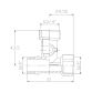 Кран проходной 1/2н*3/4н*1/2в SF186W152015 Forte - 2