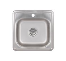 Кухонна мийка Brinex 4848 0,6 мм Satin (BRIN4848SAT0651257)