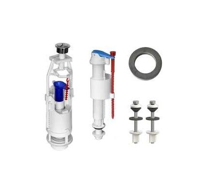 Арматура д \ смывных бачков АБк2-10 (НПВ) кнопка комплект (АС2-01+АНн-01) - 1