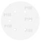 Шлифовальный круг 6 отверстий Ø150мм P100 (10шт) Sigma (9122261) - 2