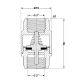 Зворотний клапан із латунним штоком Thermo Alliance Forte 2&amp;quot;ВВ нікель TAF240W50 - 2