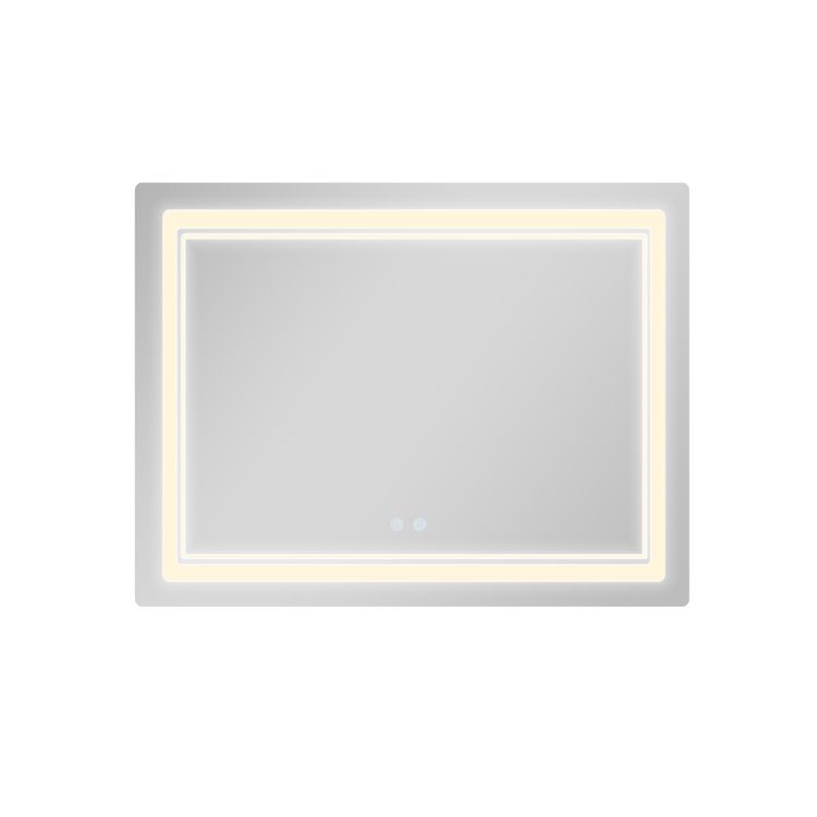 Дзеркало Qtap Cardinal (CA2) 1000х800 з LED-підсвічуванням Touch, з антизапотіванням, з димером, рег. темп. кольору (3000-6500K) QT0478C1008048455 - 6