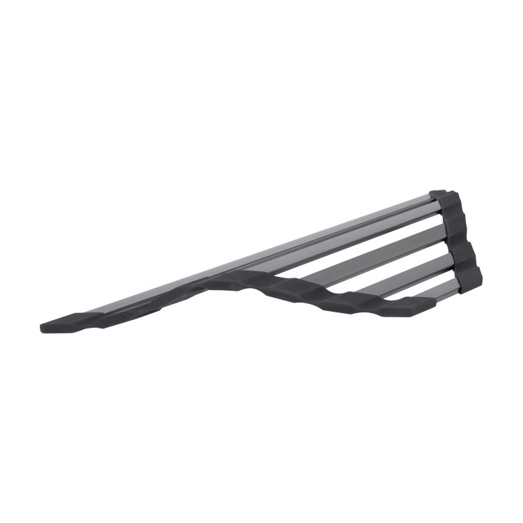 Сушарка на кухонну мийку кутова Lidz Acsis LA20 Black, плоска основа, для посуду 430х175х10 мм LDACS297BLM49773 - 4