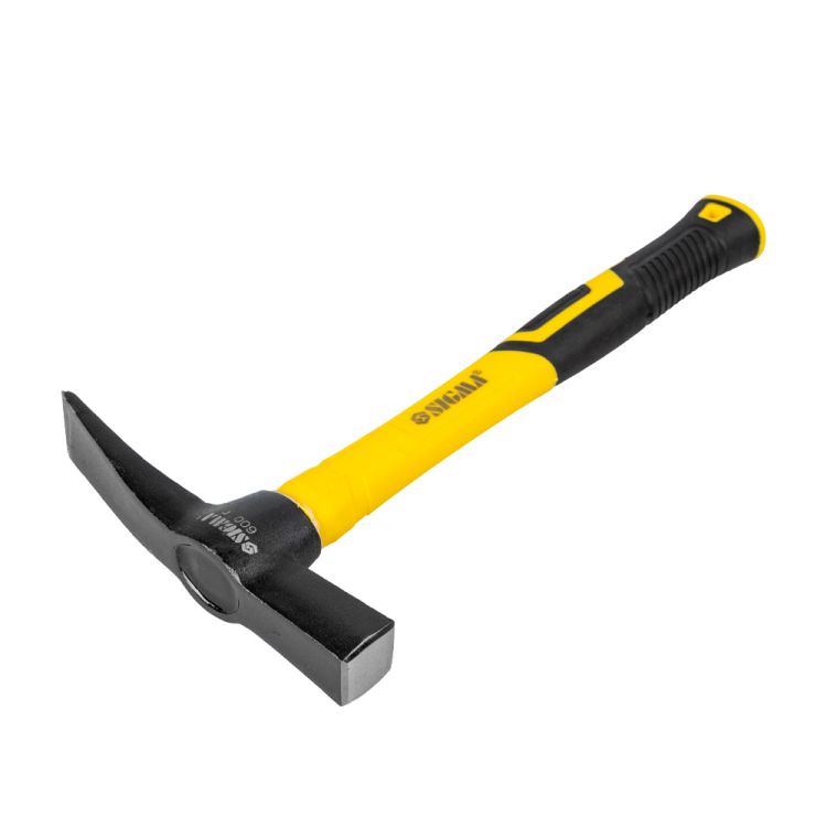 Молоток-кирка муляра 450г фиберглассовая ручка Sigma (4313011) - 5