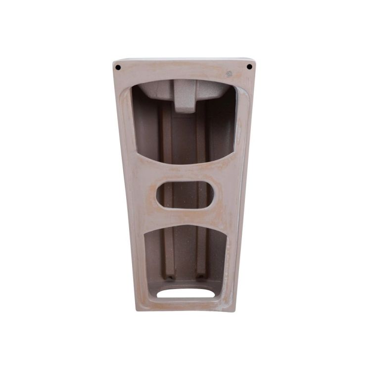 Комплект Qtap Tern: Раковина напольная моноблок 440х380х830 мм White + Донный клапан PU02O - 5