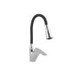 Змішувач для кухні Tani 007F3 з гнучким виливом (k40) LDTAN007F3BCR37649 Black / Chrome Lidz - 1