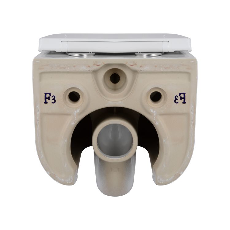Унитаз подвесной Qtap Taurus безободочный с сиденьем Soft-close QT2433084EUQW - 7