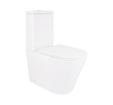 Унітаз-компакт Qtap Scorpio безободковий Ultra Quiet з сидінням Soft-close QT14226088AW