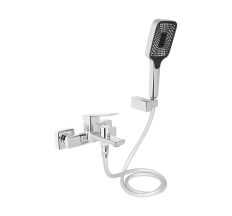 Змішувач для ванни Capricorn, Chrome (k35) з душовим гарнітуром QTCAP3060102C48222 Qtap