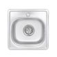 Кухонна мийка Brinex 3838 0,6 мм Satin (BRIN3835SAT06) - 1
