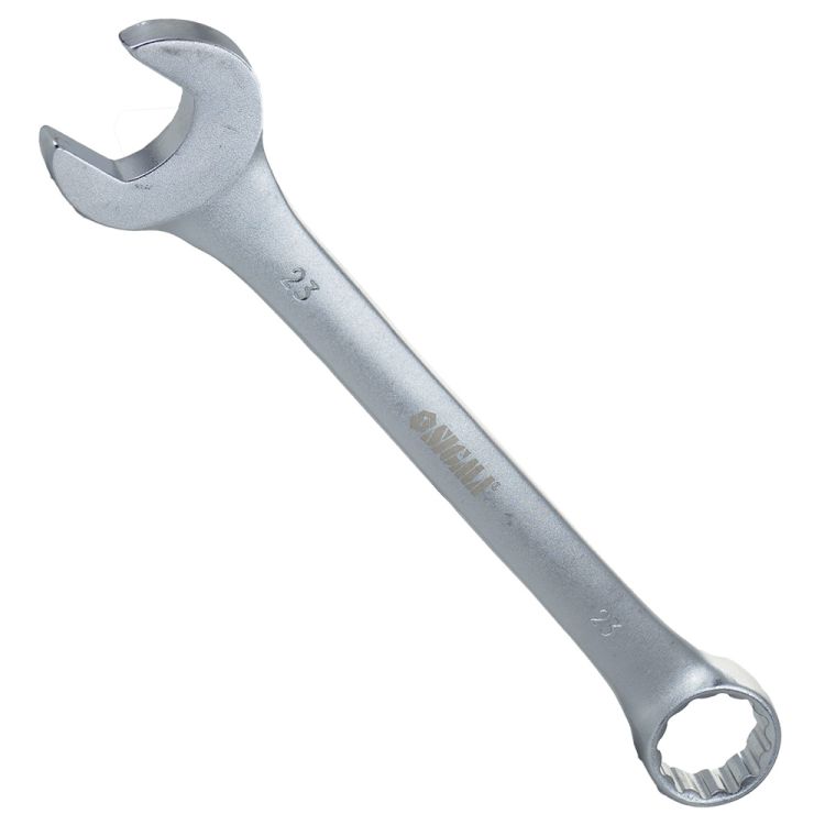 Ключ рожково-накидной 23мм CrV satine с подвесом Sigma (6021681) - 6