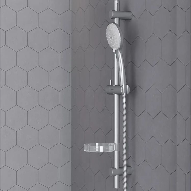 Смеситель д/душ. комплекта: ручной душ d – 120 мм, 5 функций, держатель 914100000 Palace One AM/PM - 4