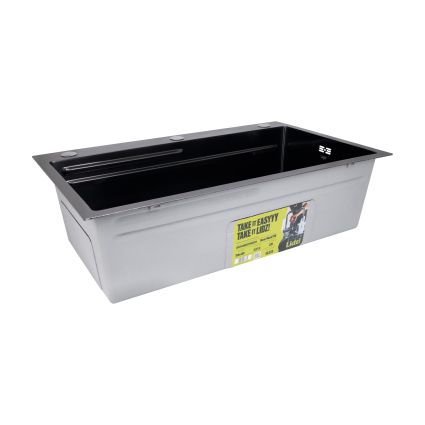 Lidz Handmade H7545B Мийка для кухні інтегрована Decor Black PVD Honeycomb 3,0/1,0 мм LDH7545BDECPVD48373 - 5