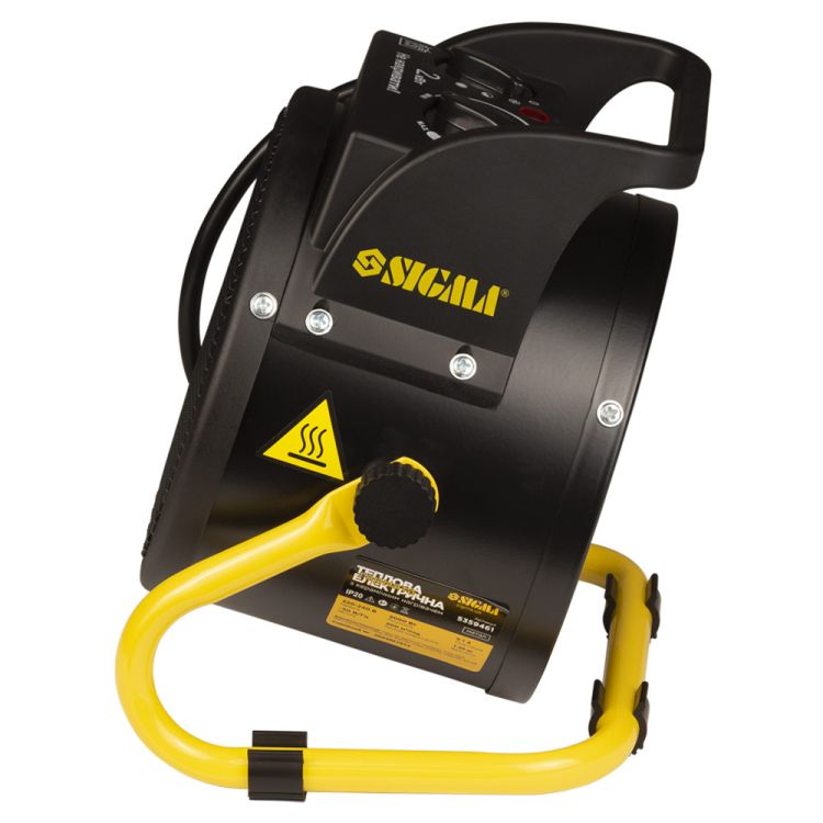 Електрична теплова гармата з керамічним нагрівачем 2.0 кВт (метал) - 2