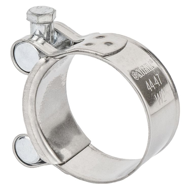 Хомут силовой нержавеющий 22мм Ø44-47мм SIGMA (2508151) - 4