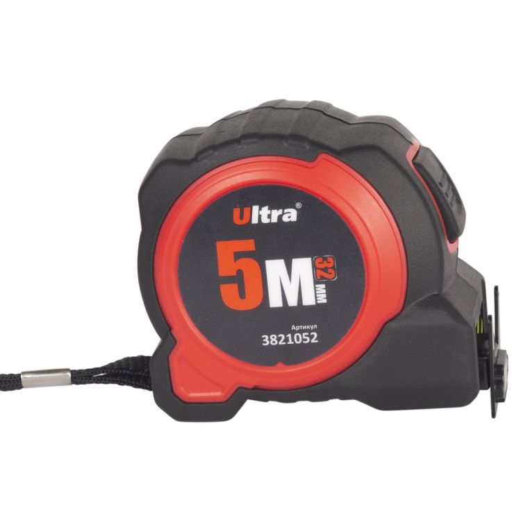 Рулетка магнитная обрезиненная QuickTape нейлоновое покрытие двустороннее полотно/зацеп автостоп 5м×32мм ULTRA (3821052) - 3