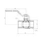Кран кульовий SD Forte 1/2&amp;quot; ВР для води (ручка) - 2