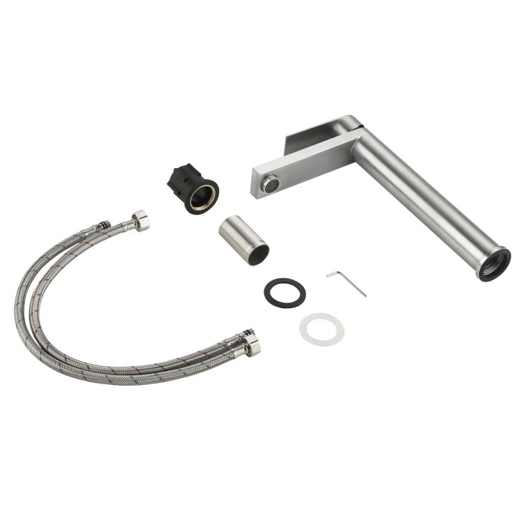 Змішувач для раковини високий Lidz Nexus 001FH (k35) LDNEX001FHNKS49185 Nickel - 7