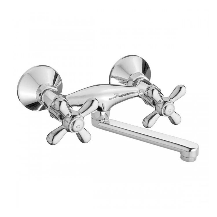 Смеситель д/кухонной мойки Dominox 361 хром HAIBA - 1