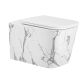 Унітаз підвісний Tern Ultra Quiet 490×365×325 мм, Marble, з сидінням Slim Duroplast / Soft-close / Quick Release QT17332303ASMR Qtap - 1