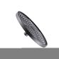 Лійка для верхнього душу Qtap Hlavova D 250 мм округла QTHLA107BLM45949 Black Matt - 3