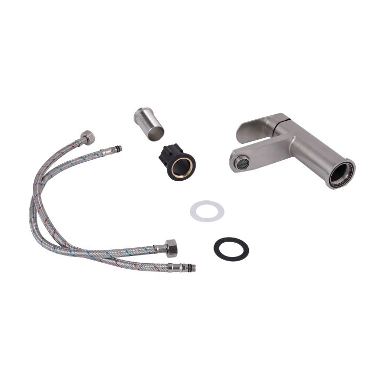 Смеситель для раковины Lidz Luna 001F (k35) LDLUN001FNKS46094 Nickel - 4
