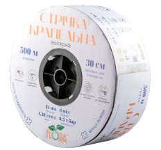 Стрічка крапельна з плоским емітером Ø16мм 30см 6мил 1.38л 500м FLORA (5076304)