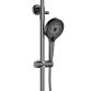 Душова система для душу Qtap Slavonice на два споживача QTSLA110GMB45913 Gunmetal Black PVD - 5