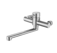 Смеситель д/кухонной мойки EKO12-01 наст. одновес.дл.пов.излить нерж.ст.ф35 WEZER