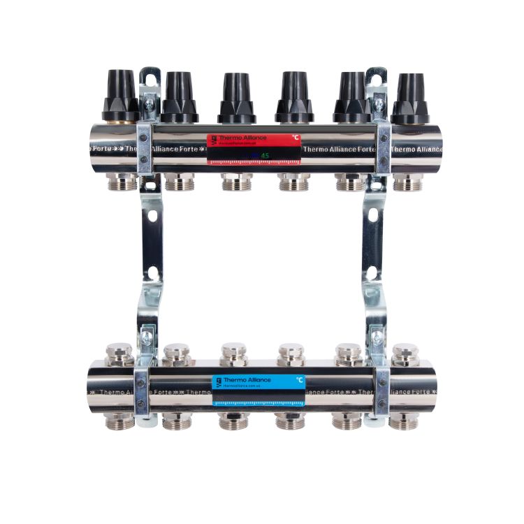 Комплект наклейок з термометром Standart для колектора (червона+синя) TAS342RB Thermo Alliance - 3