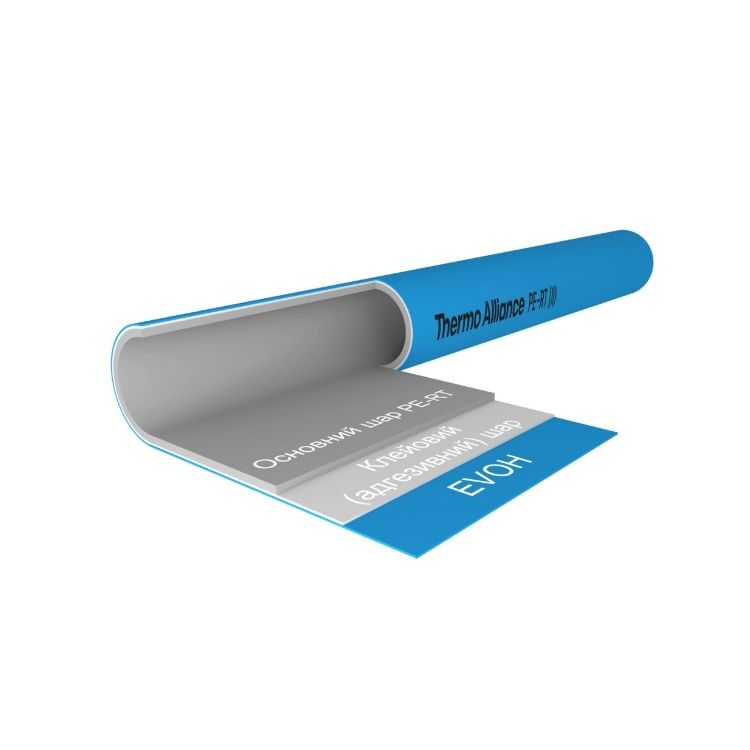 Труба з шитого поліетилену ф 16*2 PE-RT EVOH (320 м) Blue Thermo Alliance - 4