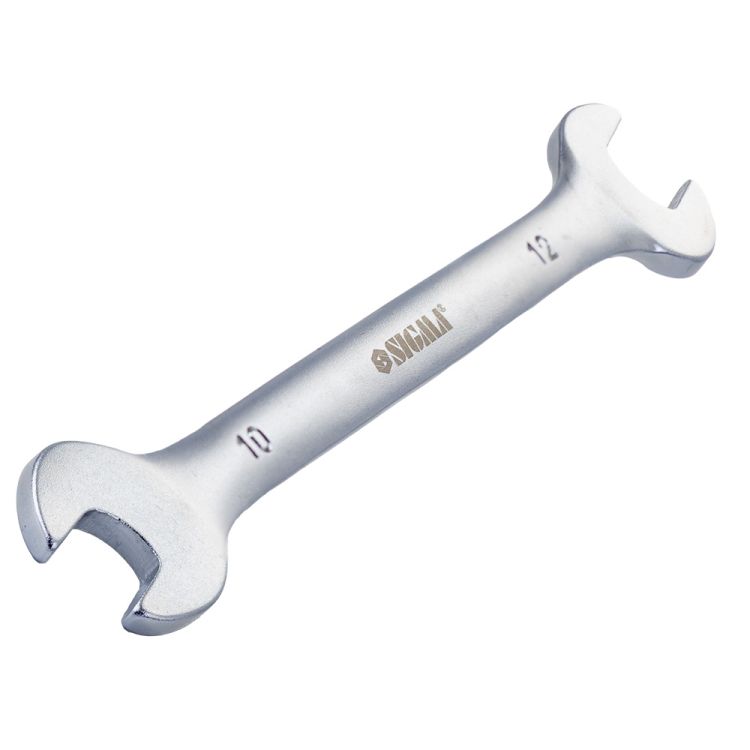 Ключ ріжковий 10*12мм CrV satine Sigma (6025671) - 6