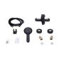Смеситель для ванны Latwa 006 (с душевым гарнитуром) (k35) LDLAT006BLA45419 Black Lidz - 7