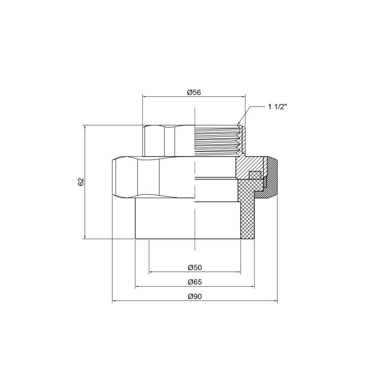 Американка PPR Thermo Alliance 50х1&amp;quot; 1/2 ВР - 2