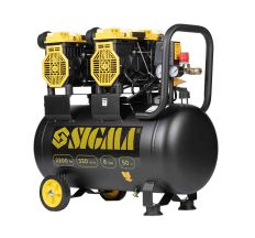Компресор чотирициліндровий безмасляний 2.2 кВт 308л/хв 8бар 50л Sigma (7042551)